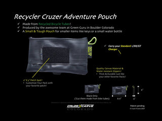 The "Recycler Cruzer" Adventure Pouch Bundle (Onewheel GT/GTS/XRC, Onewheel Pint X/XR/+ Compatible)