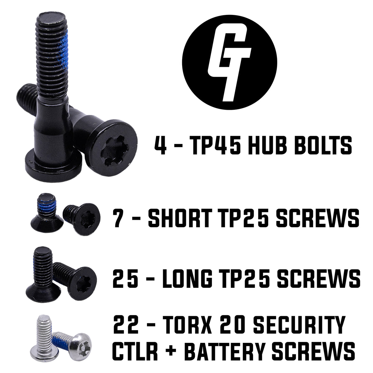 GT/GT-S Screw Kit - The Float Life
