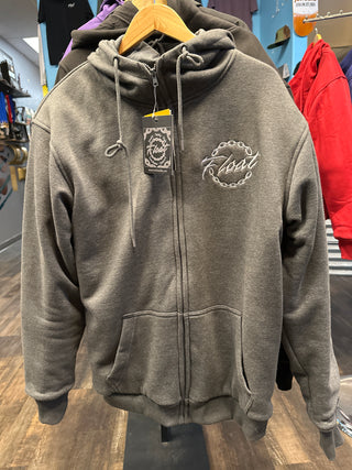 (JTS) TAC zip-up hoodie grey