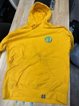 (JTS) yellow dirty ruins hoodie