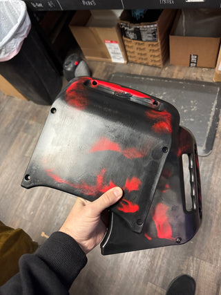 (JTS) B.A.N.G. Bumpers (GT/GT-S) (Black and Red)