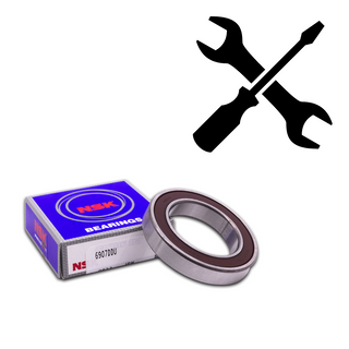 NSK Bearings w/ Installation in MTE